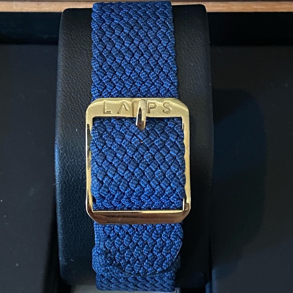 Ltd. Edition LAPS Navy Watch in Original Box - Picture 4 of 6